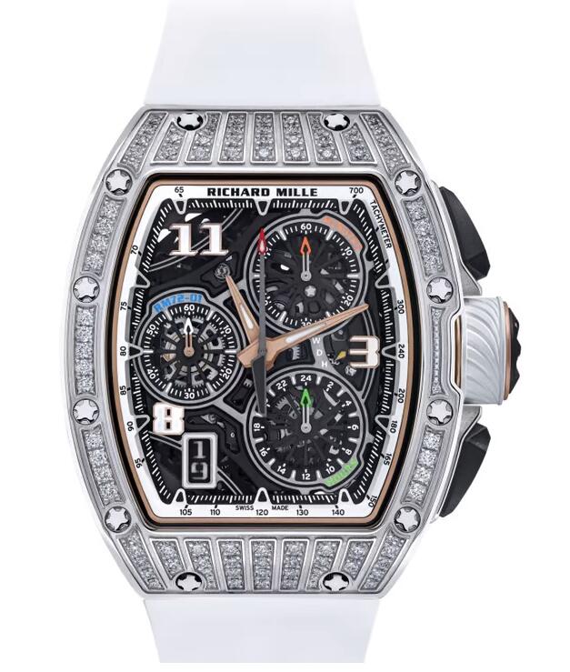 Best Richard Mille RM 72-01 diamond Lifestyle In-House Chronograph Replica Watch